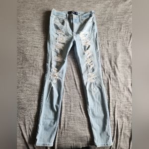 Hollister high-rise super skinny.
